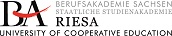 Logo: Berufsakademie Sachsen<br/>Staatliche Studienakademie Riesa