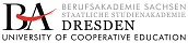 Logo: Berufsakademie Sachsen<br/>Staatliche Studienakademie Dresden
