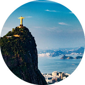 Christusstatue im Süden von Rio de Janeiro 