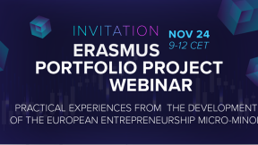 Erasmus Portfolio Project Webinar