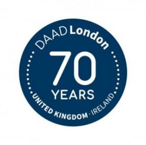 Logo zum 70-jährigen Jubiläum der Außenstelle London