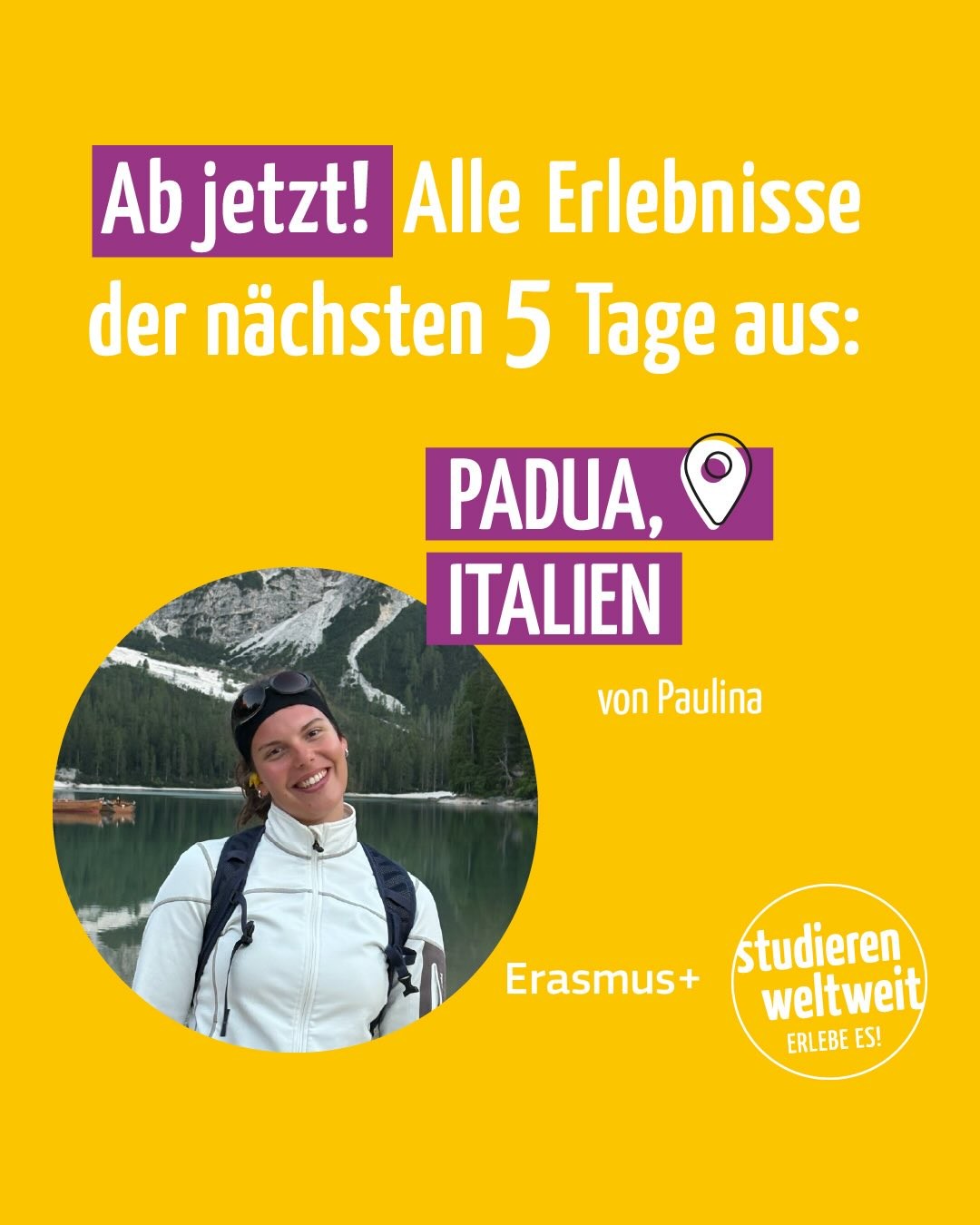Beitrag auf instagram